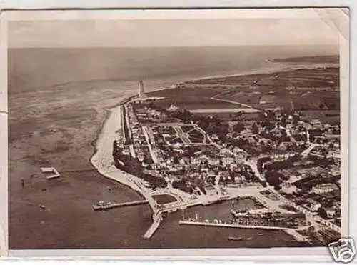 27760 Ak Ostseebad Laboe vom Flugzeug aus gesehen 1935