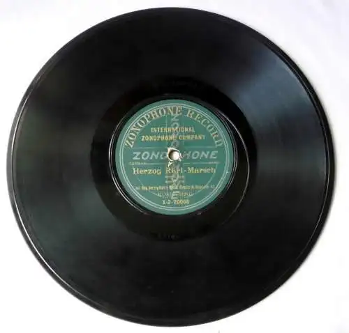 116201 Schellackplatte Inf.-Reg. Herzog Karl z. Meckl.-Strelitz 6. Ostpr. um1930