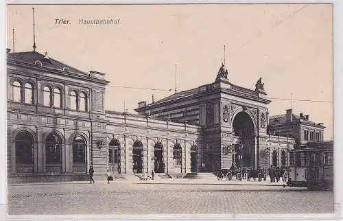 12284 Ak Trier Hauptbahnhof 1916