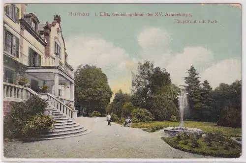 79659 Ak Rothau im Elsass Genesungsheim des XV. Armeekorps 1912