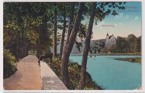 64930 Feldpost AK Grimma - Partie im Muldental, Gattersburg 1911