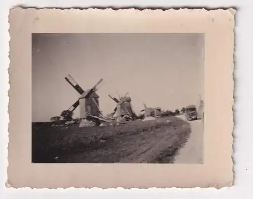 52194 Original Foto russische Windmühle windmil bei Orjol ? um 1940