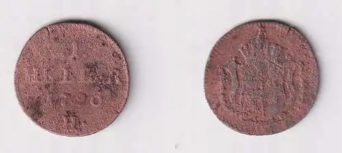 1 Heller Kupfer Münze Österreich Habsburg Joseph II 1790 s (169448)