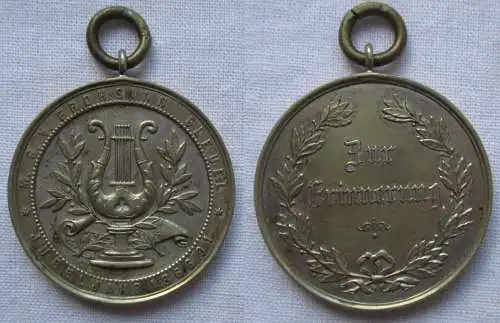 Medaille Jubeljahr Männergesangverein Frohsinn Cleuel 1866/91 (169028)