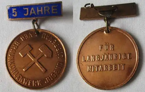 DDR Abzeichen VEB Braunkohlenwerk Jugend Lübbenau für 5 Jahre (149344)