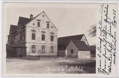 900433 Foto Ak Gruß aus Eschefeld Wohnhaus 1921