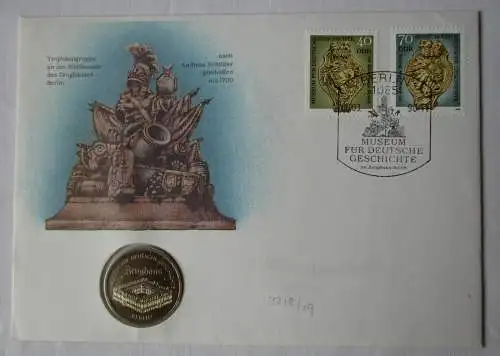 DDR Numisbrief mit 5 Mark Zeughaus Berlin 1990 (116731)