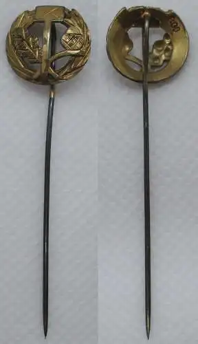 DDR Ehrennadel der Handwerkskammer Cottbus Frankfurt Oder in Gold (150350)