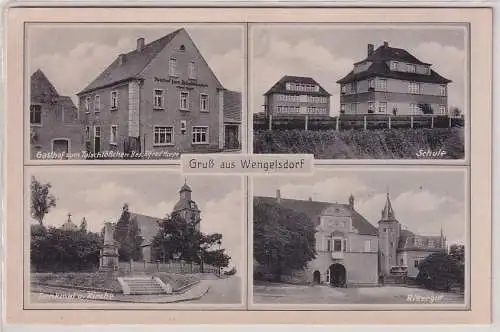90544 Mehrbild AK Gruß aus Wengelsdorf Gasthaus zum Talschlößchen usw. um 1940