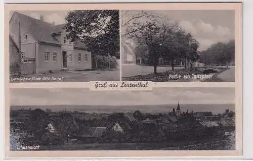 07193 Mehrbild Ak Gruß aus Leutenthal Gasthof zur Linde usw. um 1940