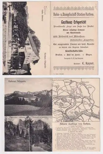 77677 AK Rathen (Sächs. Schweiz) - Gasthaus Erbgericht E. Kayser