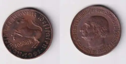 10 Mark Notgeld der Provinz Westfalen 1923 Jäger N 13 f.ss  (117728)