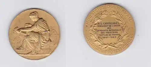 Medaille Ministère du Travail Syndicats Patronaux des Industries 1923 (139487)