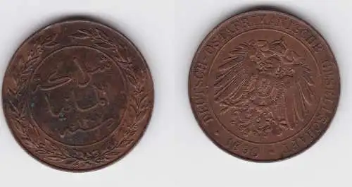 1 Pesa Kupfer Münze Deutsch Ostafrika 1890  (152244)