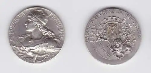 Medaille Caisse d'Éparne de Montargis H.Fichot Louis Bottée Liberté (138802)