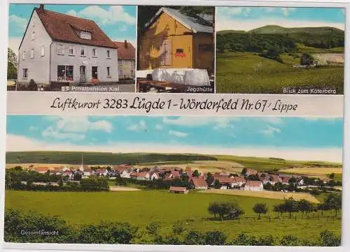 905774 AK Luftkurort Lügde Wörderfeld - Privatpension Kiel, Jagdhütte, Köterberg
