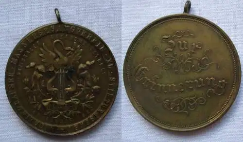 Medaille XI. Stiftungsfest Wichlinghauser Männergesangverein 1892 (169068)