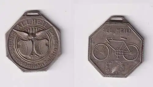 Medaille Bayerisch-württembergischer Radfahrer-Bund 1929 All Heil (106216)
