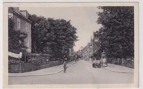 31636 AK Pirna - Gartenstraße mit Sonnenstein 1957