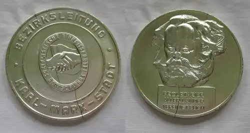 Medaille DDR Auszeichnung Gedenkprägung Bezirksleitung Karl Marx Stadt (151184)