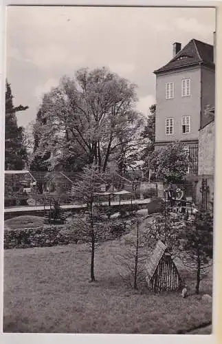 43942 AK Hoyerswerda Tiergehege am Schloß - Wojerecy Zwěrjenc při hrodźe 1959
