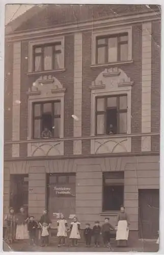 18295 Foto Ak Buchholz Kr. Düsseldorf Gebäude Fischhalle 1910