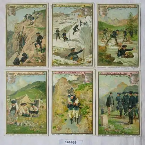 Liebigbilder Serie Nr. 558 Französische Alpentruppen Jahrgang 1903 (7/141465)