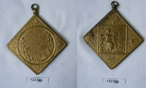 Medaille VI. deutsches Sängerbundesfest in Graz 26.-30. Juli 1902 (123749)