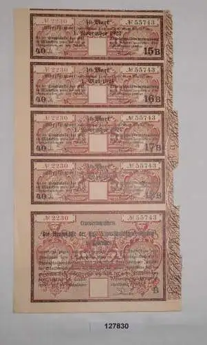 2000 Mark Erneuerungsschein Hauptkasse Kgl. Staatsschuldenverwaltung (127830)