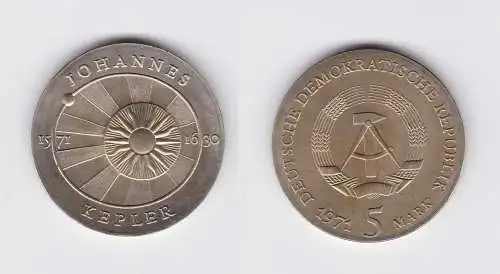 DDR Gedenk Münze 5 Mark Johannes Kepler 1971 (119553)
