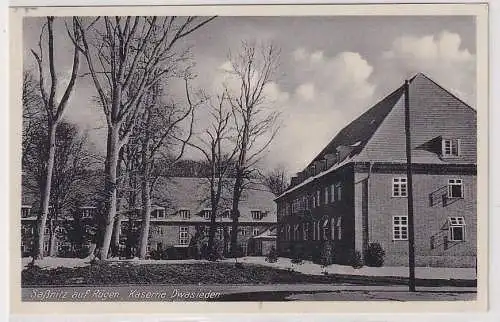 11558 Ak Saßnitz auf Rügen Kaserne Dwasieden 1938