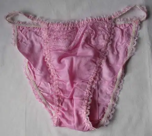 DDR Dessous Slip rosa Spitze Größe 42 Marke Stretta (159807)