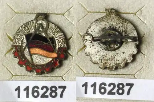 emailliertes DDR Aufbaunadel Bezirk Cottbus Silber (116287)