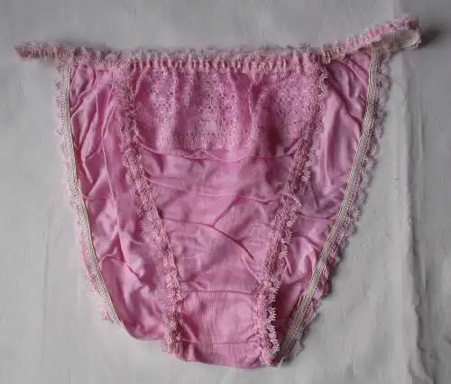 DDR Dessous Slip rosa Spitze Größe 42 Marke Stretta (159999)
