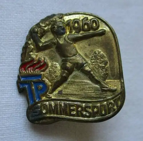 DDR Abzeichen Sommersportabzeichen Jung Pioniere Sommersport 1960 (134017)