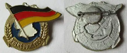 seltenes DDR Papp Abzeichen Volkswahl 1954 (143309)