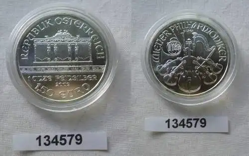 1,5 Euro Silbermünze Österreich 2009 Philharmoniker 1 Unze Feinsilber (134579)