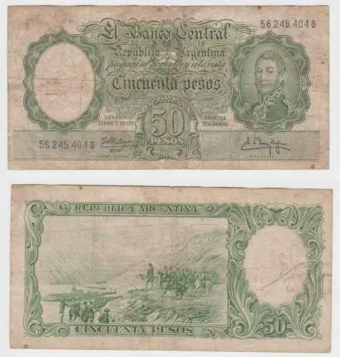 50 Pesos Banknote Argentinien Argentina Pick 271 (153960)
