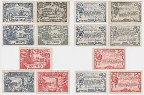 7x 10, 20 und 50 Heller Banknote Luftenberg (131154)