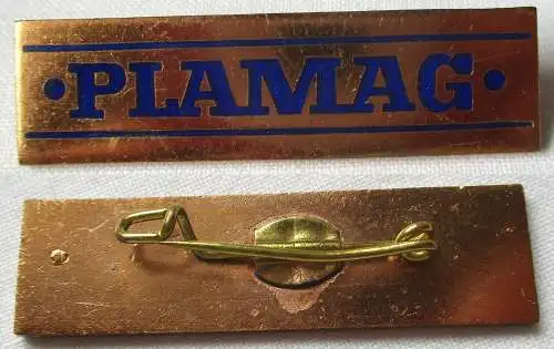 DDR Betriebsabzeichen Firmen Abzeichen PLAMAG Plauener Maschinenbau AG (136546)