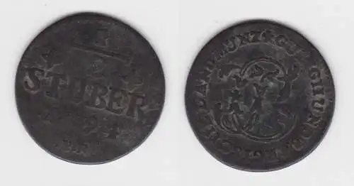 1/2 Stüber Kupfer Münze Jülich-Berg 1794 (143214)