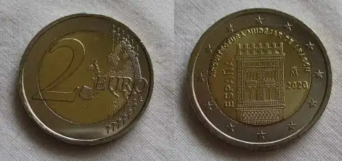 2 Euro GedenkmünzeSpanien Architektur in Aragón 2020 Stgl. (159721)
