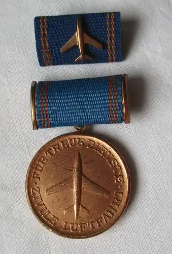 DDR Medaille für treue Dienste in der Zivilen Luftfahrt in Bronze 191a (105674)