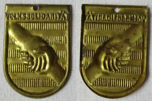 seltenes DDR Blech Abzeichen der Volkssolidarität Sachsen Bartel X 1124 (142751)