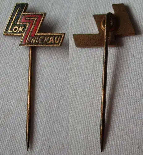 DDR Fußball Anstecknadel Mitgliedsabzeichen BSG Lok Lokomotive Zwickau (152766)