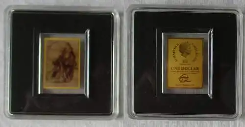 Gold 1/500 Oz 1 Dollar Tokelau 2022 Leonardo da Vinci Meisterwerke (112657)