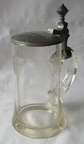 Reservistenkrug Zur glücklichen Heimkehr v.d. Gemeinde Breitingen 1920 (129472)