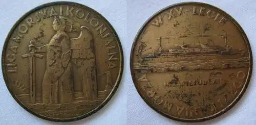 Polen Polska, Medal Liga Morska i Kolonialna, 1935 MS Pilsudski  (125243)
