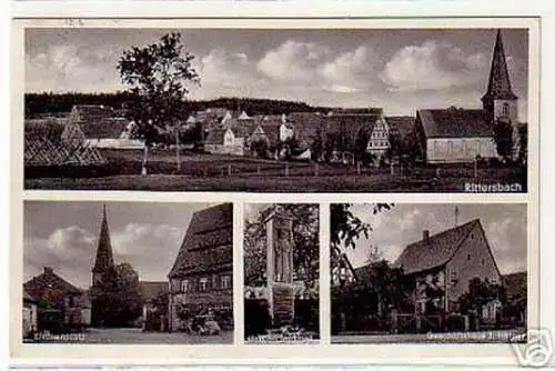 schöne Ak Rittersbach bei Roth / Nürnberg 1939