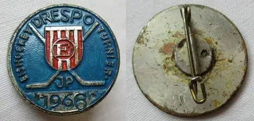 DDR Abzeichen Eishockey-Turnier Drespo Junge Pioniere Dresden 1966 (141314)